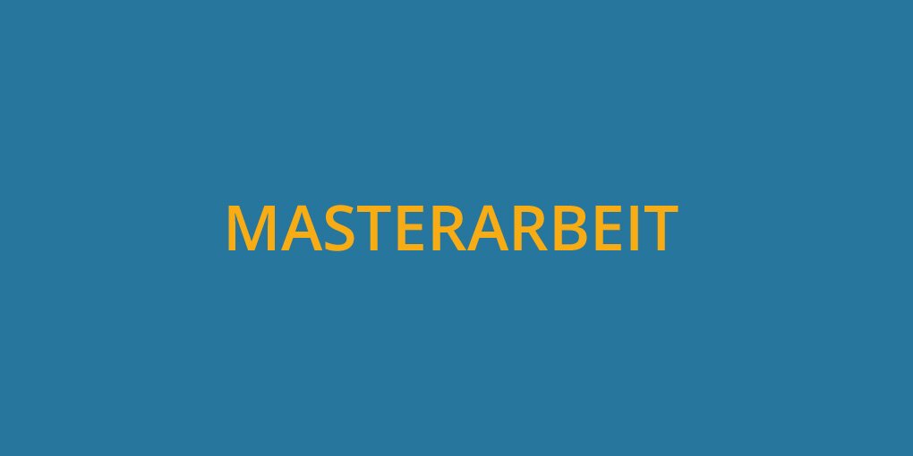 Masterarbeit